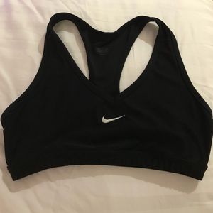 Black Nike Razorback Sports Bra